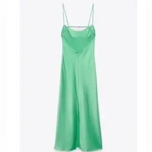 green strapless dress Mew Mews Hailey Strapless Cutout Draped Maxi Dress In Green